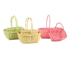 JUEGO 2 CESTAS RECTANGULAR  3 MIX COL P.22X18 H10/25 GR.28X22 H12/30