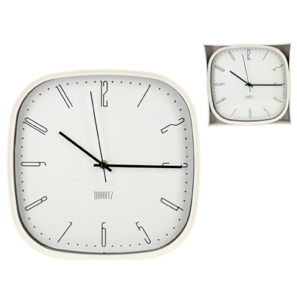 RELOJ DE PARED DRIVE 29,5CM -BLANCO