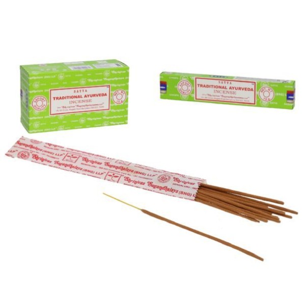 INCIENSO 15G 12 STICKS AYURVEDA