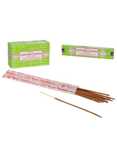 INCIENSO 15G 12 STICKS AYURVEDA