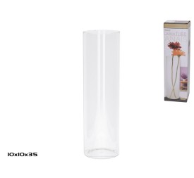 JARRON TUBO CRISTAL 10X35CM ANAIS