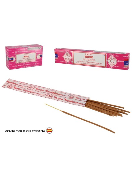 INCIENSO 15G 12 STICKS ROSE