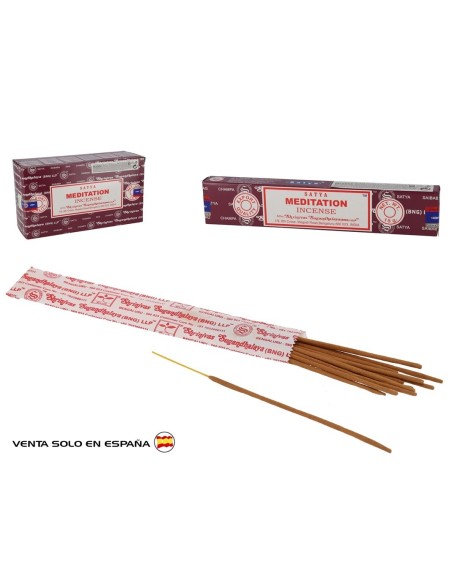 INCIENSO 15G 12 STICKS MEDITATION