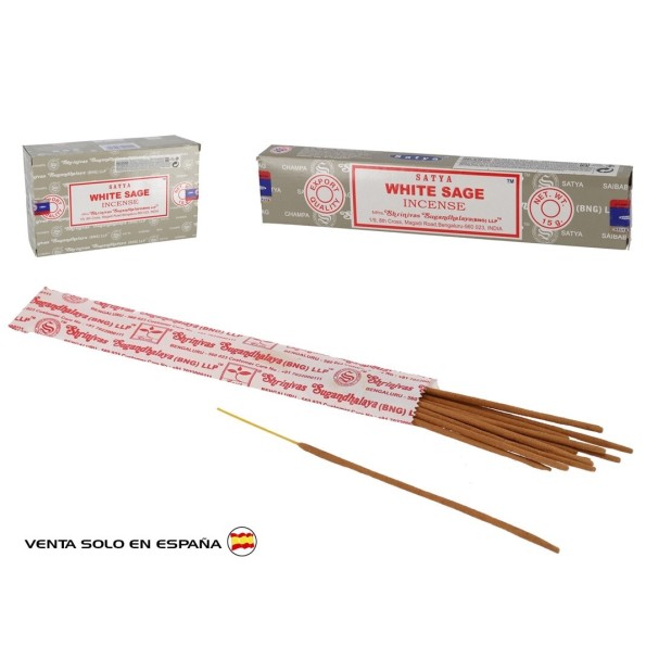 INCIENSO 15G 12 STICKS WHITE SAGE