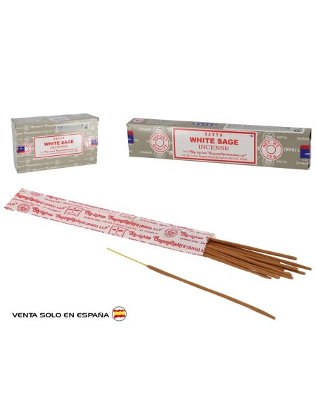 INCIENSO 15G 12 STICKS WHITE SAGE