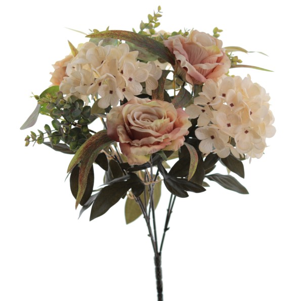 RAMO VINTAGE ROSA Y HORTENSIA X9 (9614-31)