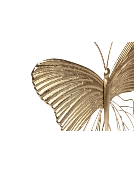 DECORACION PARED METAL 36X3X26 MARIPOSA 4 SURT.