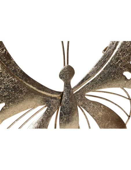 DECORACION PARED METAL 36X3X26 MARIPOSA 4 SURT.