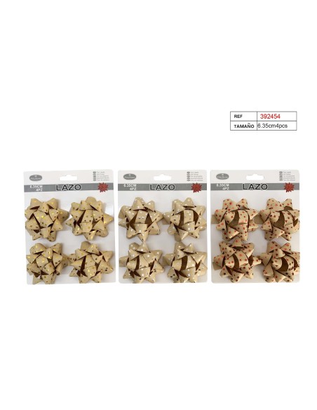 LAZO 2.5'4PCS SURTIDO