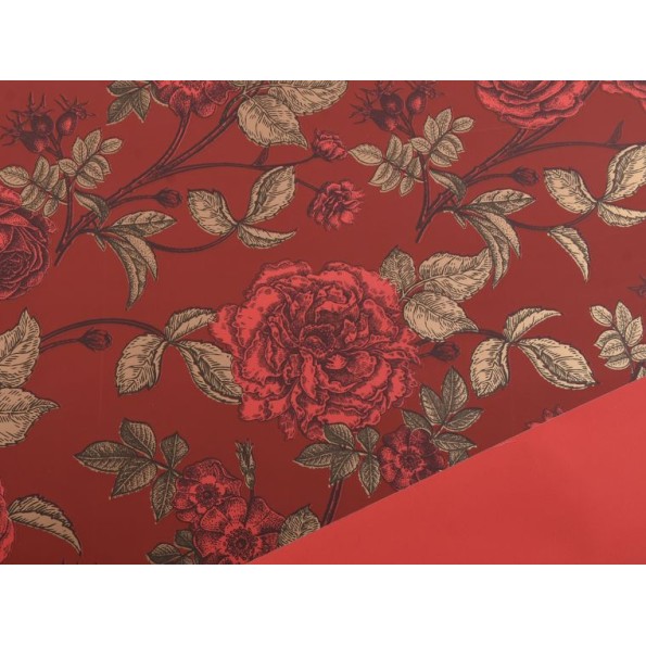 BOBINA PERLATO ROSA ROJO  0,7x40m