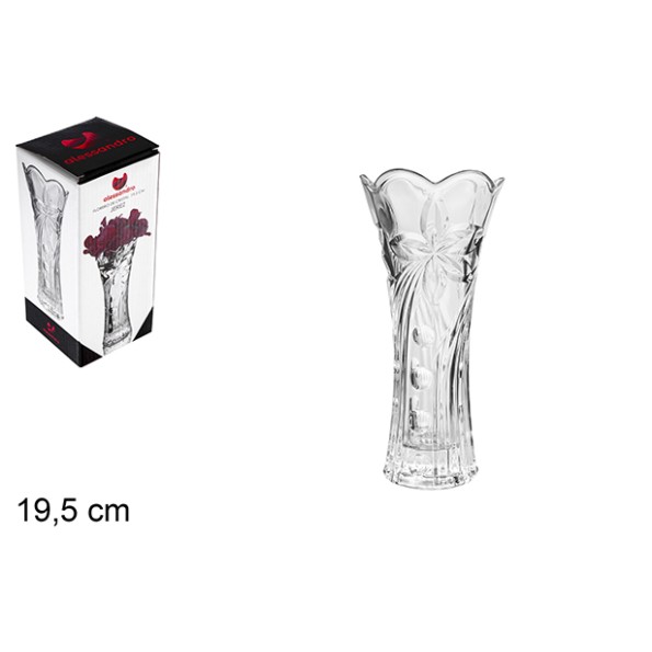 FLORERO CRISTAL JEREZ 19,5 CM