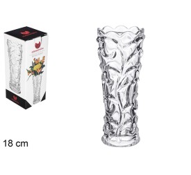 FLORERO CRISTAL BÉRGAMO 18 CM