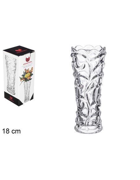 FLORERO CRISTAL BÉRGAMO 18 CM