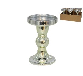 PORTAVELAS NANCY ORO 8,6X8,6X13,5 CM