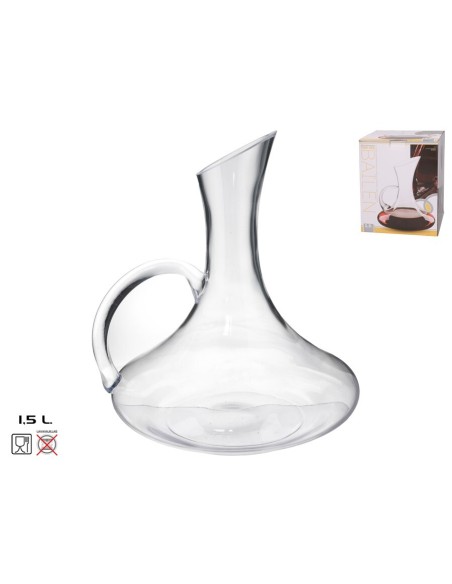 DECANTADOR CON ASA BAILEN 1,5L CRISTAL