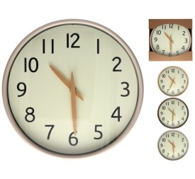 RELOJ PARED BOB 3 SURTIDOS 30X4,7 CM