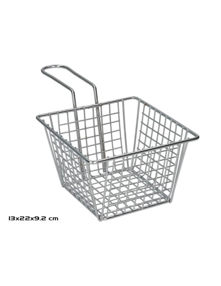 CESTO DE FREIDORA METAL ROCIO 22X13X9,2CM