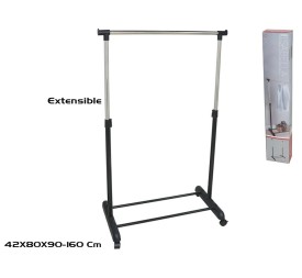 PERCHERO CON RUEDAS ISABELLA 80X42X90 CM