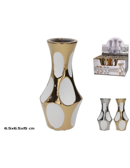 JARRON CERAMICA LUNA 6,5X15CM 2 SURTIDOS