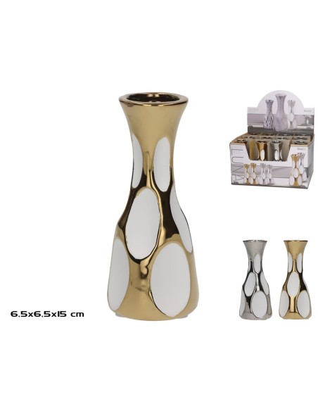 JARRON CERAMICA LUNA 6,5X15CM 2 SURT