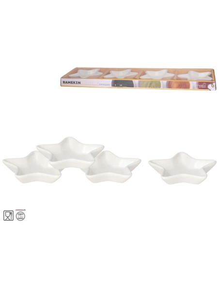 RAMEKIN ESTRELLA X4 8 CM