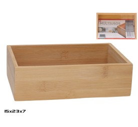 CAJA BAMBU MULTIUSOS 23X15X7 CM XXX