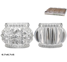 PORTAVELAS CRISTAL LUCENA 6,7X5CM