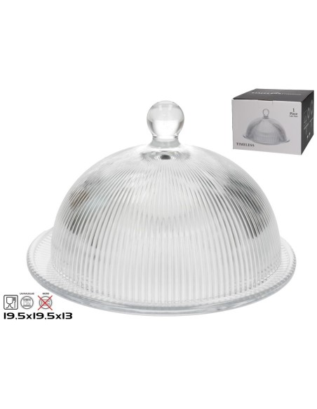 TARTERA CRISTAL CLAUDIA 19,5X13CM