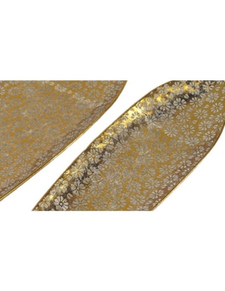 BANDEJA SET 2 METAL 59,5X20X3,5 46X13X3 HOJA