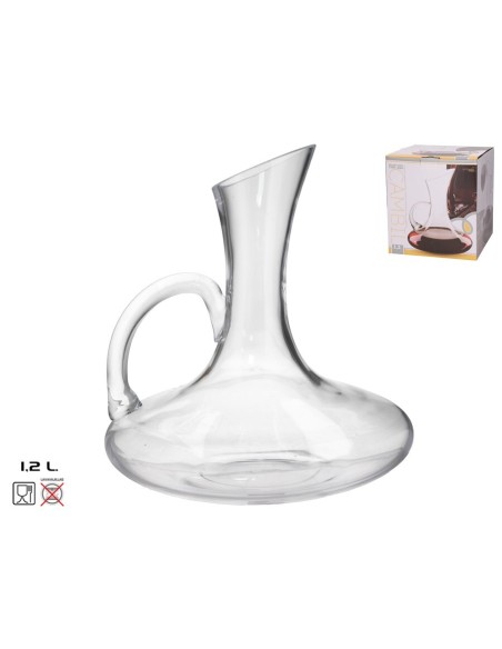DECANTADOR CON ASA CAMBIL 1,2L CRISTAL