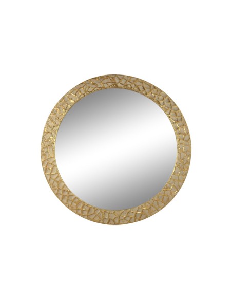 ESPEJO METAL CRISTAL 78,5X5,5X78,5 DORADO