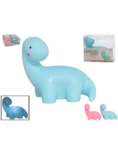 LAMPARA DINO 8X12.5X12CM 2 SURTIDOS