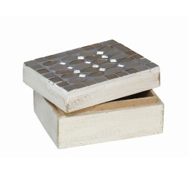 CAJA MADERA DECORADA JAIPUR 7,5X10X5CM