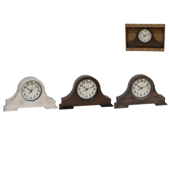 RELOJ DE MESA LUISIANA 36CM 3 SURT.