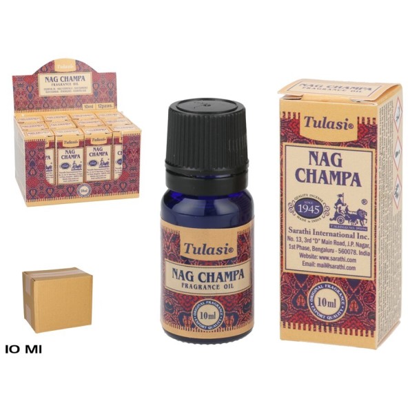 ACEITE ESENCIAL 10ML TULASI NAG CHAMPA