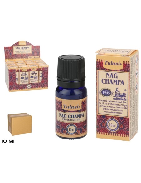 ACEITE ESENCIAL 10ML TULASI NAG CHAMPA
