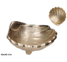 BOWL DECORATIVO CONCHA SEA 10X10X3CM ORO