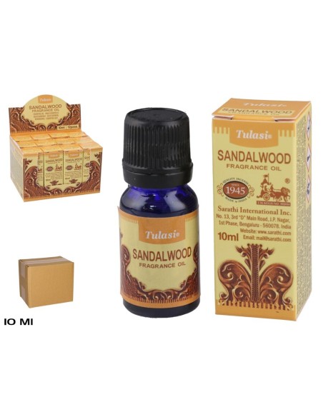 ACEITE ESENCIAL 10ML TULASI SANDALWOOD ACEITE ESENCIAL 10ML TULASI SANDALWOOD