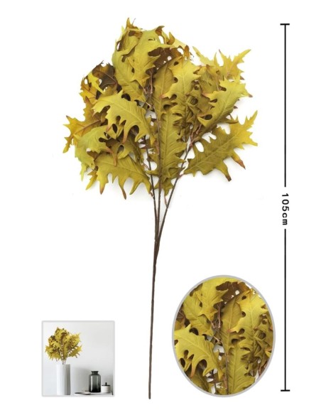 VARA HOJA DE CORAL 1,05M VERDE