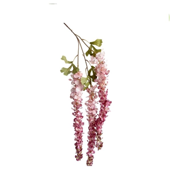 VARA HASTE WISTERIA ROSA MULTI 1.30CM