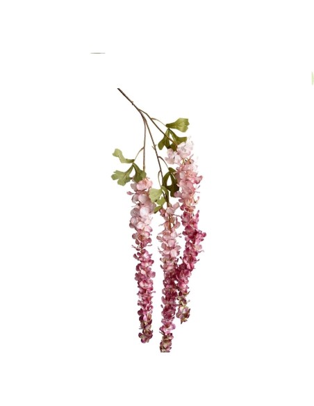 VARA HASTE WISTERIA ROSA MULTI 1.30CM