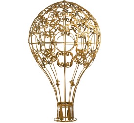 ESTRUCTURA METAL GLOBO ORO D 42/150 H 206