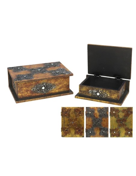 SET 2 CAJAS 20X15 CM FLOR 3 STD