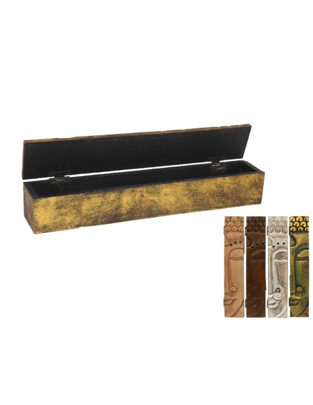 CAJA PORTAINCIENSO 30 CM BUDA 4 STD