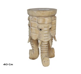 PEDESTAL ELEFANTE 40 CM BLANCO