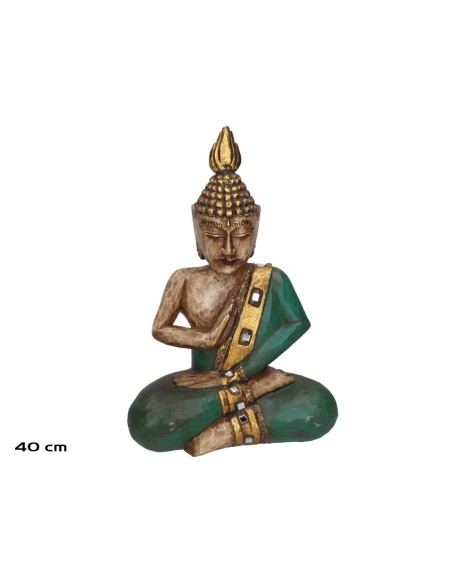 BUDA SENTADO FLOW ORO 40 CM