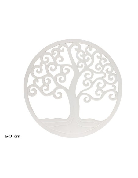 PANEL MANDALA DM 8 MM RBOL DE LA VIDA 50 CM HOJAS