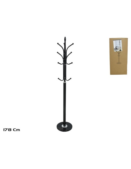 PERCHERO 178 CM NEGRO