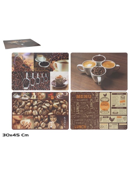 SALVAMANTEL CAFÉ 30X45 CM 4 SURT SALVAMANTEL CAFÉ 30X45 CM 4 SURT
