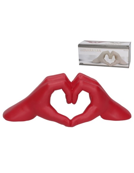 FIGURA MANOS KINARI 27X9,5X10 CM RESINA